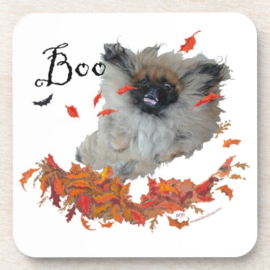 Pekingese Halloween Untersetzer (Vorderseite)