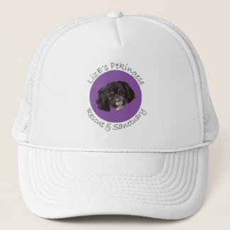 Pekingese Hat - Baseball/LKW-Stil Liz E's Truckerkappe