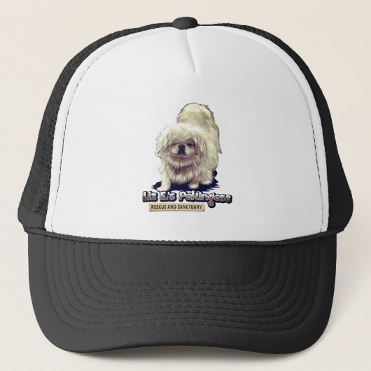 Pekingese Hat - Baseball/LKW Style feat. Pete Truckerkappe (Vorderseite)