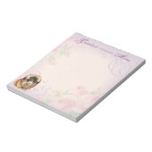 Pekingese Herzerkrankung Mama Notizblock (Rotiert)