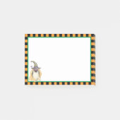 Pekingese Hexe Post-it Klebezettel (Vorderseite)