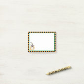 Pekingese Hexe Post-it Klebezettel (Auf Schreibtisch)