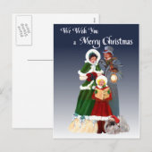 Pekingese Holiday Designs Feiertagspostkarte (Vorne/Hinten)