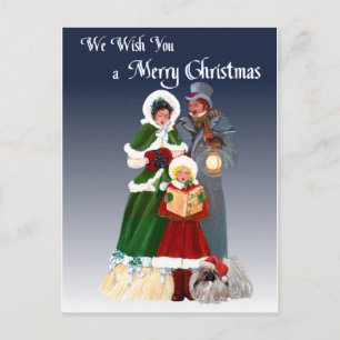 Pekingese Holiday Designs Feiertagspostkarte