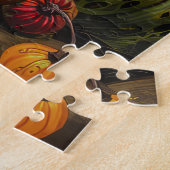 Pekingese Hund Herbsternte Erntedank Puzzle (Seite)