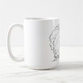 Pekingese-Hund Kaffeetasse (Links)