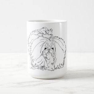 Pekingese-Hund Kaffeetasse