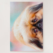 Pekingese Hund. Puzzle (Vertikal)