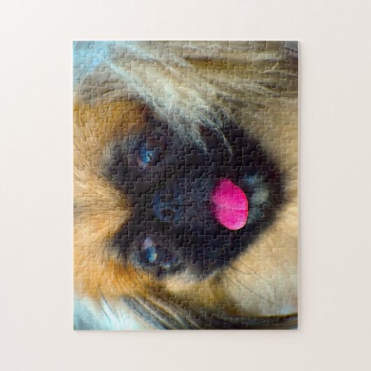 Pekingese Hund. Puzzle (Vertikal)