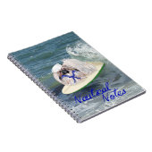 Pekingese Hund surfen Notizblock (Rechte Seite)