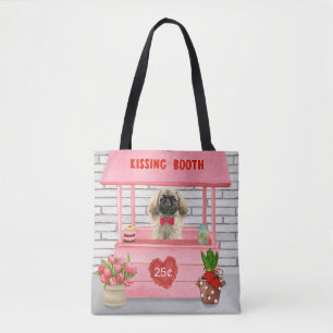 Pekingese-Hund Valentinstag Kussstand Tasche