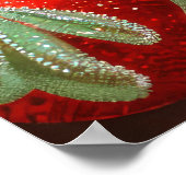 Pekingese Hund Weihnachten Poster (Ecke)