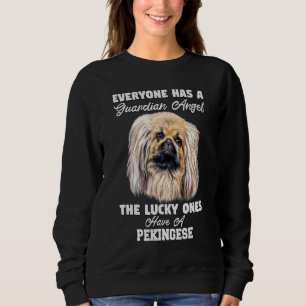 Pekingese Hunde Besitzer Jeder hat einen Wächter u Sweatshirt