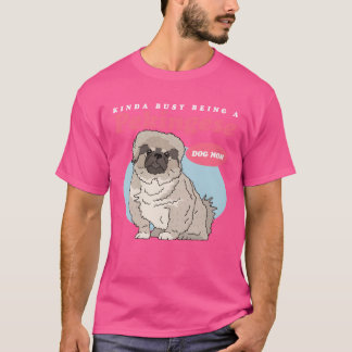 Pekingese Hunde Mama Hunde Besitzer Pekinese Vinta T-Shirt