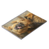 Pekingese Hunde Notizblock (Linke Seite)