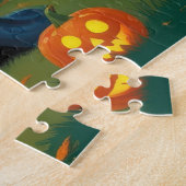 Pekingese Hunde Pumpkin Halloween Funny Puzzle (Seite)