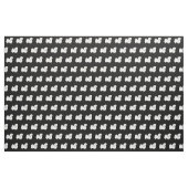 Pekingese Hunde Silhouette Haustier Stoff (Fat Quarter (45,7 x 55,9 cm))