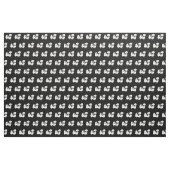 Pekingese Hunde Silhouette Haustier Stoff (Fat Quarter (45,7 x 55,9 cm))