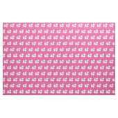 Pekingese Hunde Silhouette Pet Pink Stoff (Fat Quarter (45,7 x 55,9 cm))