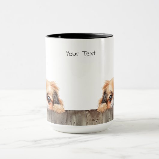 Pekingese Hunde Tasse (Zentrum)