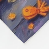 Pekingese Hunde Trick-oder-Treating Halloween-Kost Fleecedecke (Ecke)