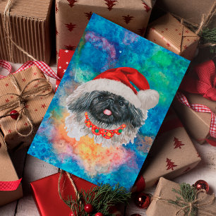 Pekingese-Hunderasse Weihnachten