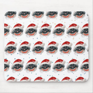 Pekingese-Hunderasse Weihnachtssterne Mousepad