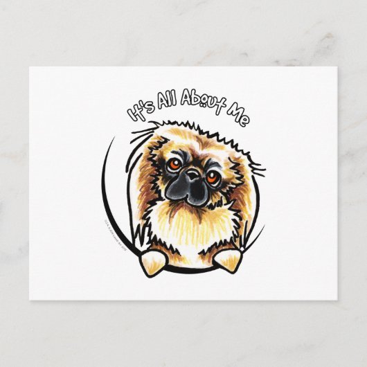 Pekingese IAAM Postkarte (Vorderseite)