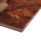 Pekingese im Herbst Leaves Fall Inspiriert Schneidebrett (Ecke)