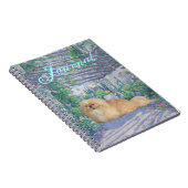 Pekingese in Lavender Notizblock (Rechte Seite)