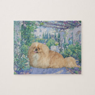 Pekingese in Lavender Puzzle
