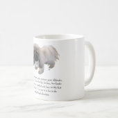 Pekingese Keepake — FEMALE Kaffeetasse (VorderseiteRechts)