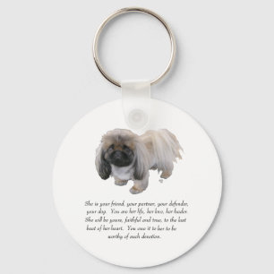 Pekingese Keepake — FEMALE Schlüsselanhänger
