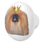 Pekingese King Keramikknauf (Rechts)