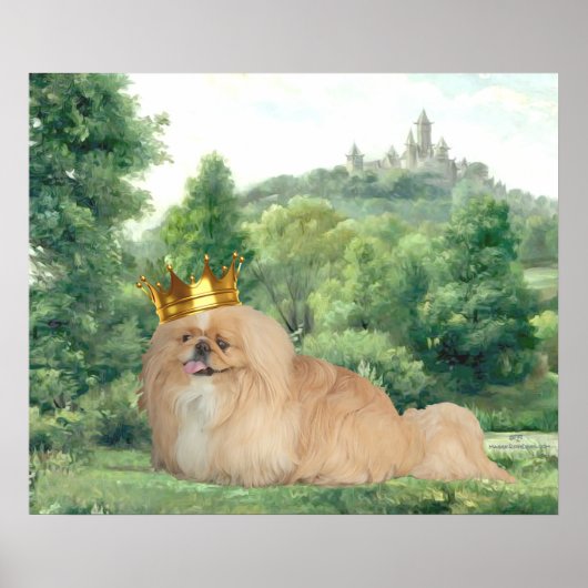 Pekingese König Poster (Vorne)