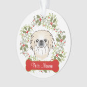 Pekingese kundengerechte Verzierung Ornament (Vorderseite)