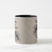 Pekingese Kunst, wenn alles versage Zitat Tasse (Zentrum)