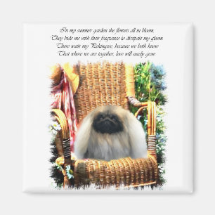 Pekingese Kunstgeschenke Magnet