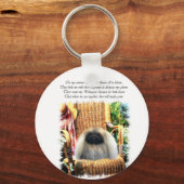 Pekingese Kunstgeschenke Schlüsselanhänger (Vorderseite)