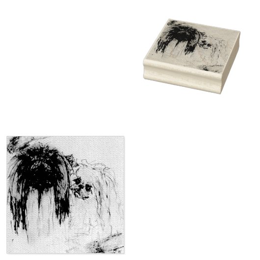 Pekingese Lovers Gummistempel (Stempel)