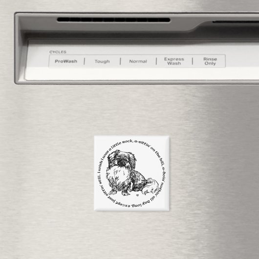 Pekingese Magnet (In Situ (Geschirrspüler))