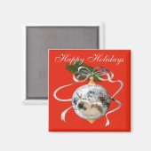 Pekingese Magnet (Vorderseite/Rückseite)