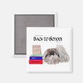Pekingese Magnet (Vorderseite/Rückseite)