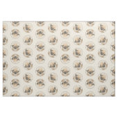 Pekingese Malerei Fawn Niedlich Original Haustier  Stoff (Fat Quarter (45,7 x 55,9 cm))