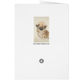 Pekingese Malerei - Niedliche Original Hunde Kunst (Hinten)