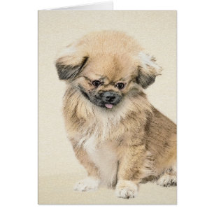 Pekingese Malerei - Niedliche Original Hunde Kunst