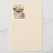 Pekingese Malerei - Niedliche Original Hunde Kunst (Vorderseite)