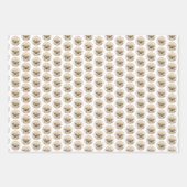 Pekingese Malerei - Niedliche Original Hunde Kunst Geschenkpapier Set (Vorderseite 2)