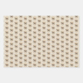 Pekingese Malerei - Niedliche Original Hunde Kunst Geschenkpapier Set (Vorderseite)