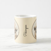Pekingese Malerei - Niedliche Original Hunde Kunst Kaffeetasse (Mittel)